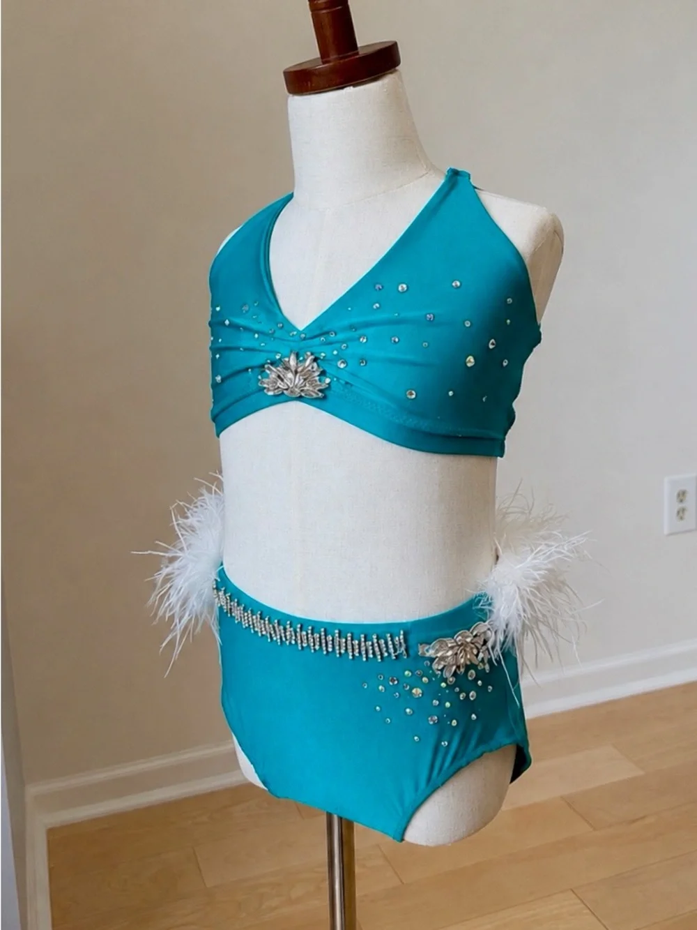 Teal and white CM